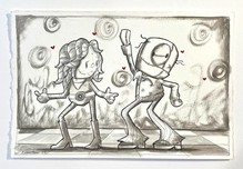 Fabio Napoleoni Fabio Napoleoni Boogie Shoes (Original) (Framed)
